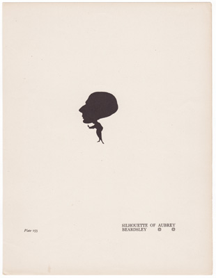 SILHOUETTE OF AUBREY BEARDSLEY